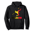Belgium Football Soccer Game Player Hoodie - Aesthetic Graphic Men Women - T-Shirt, Sweatshirt, Hoodie