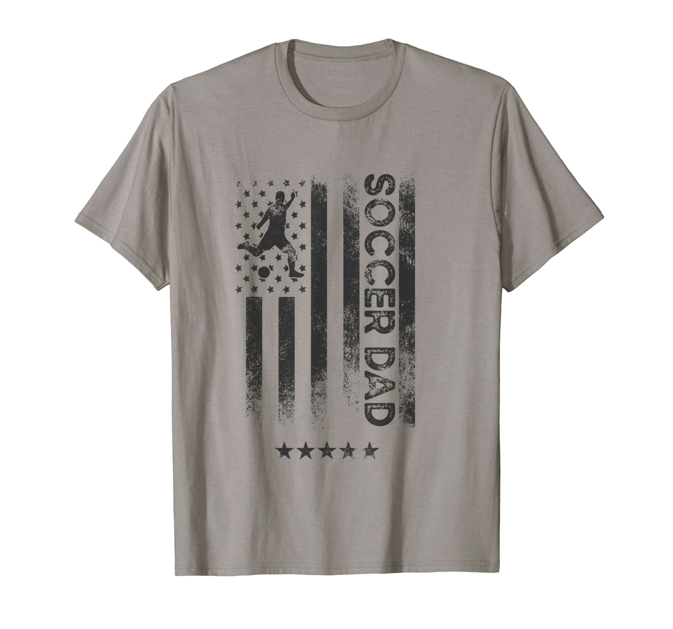 Usa American Flag Soccer Dad T-Shirt - Unique Graphic Men Women - T-Shirt, Sweatshirt, Hoodie