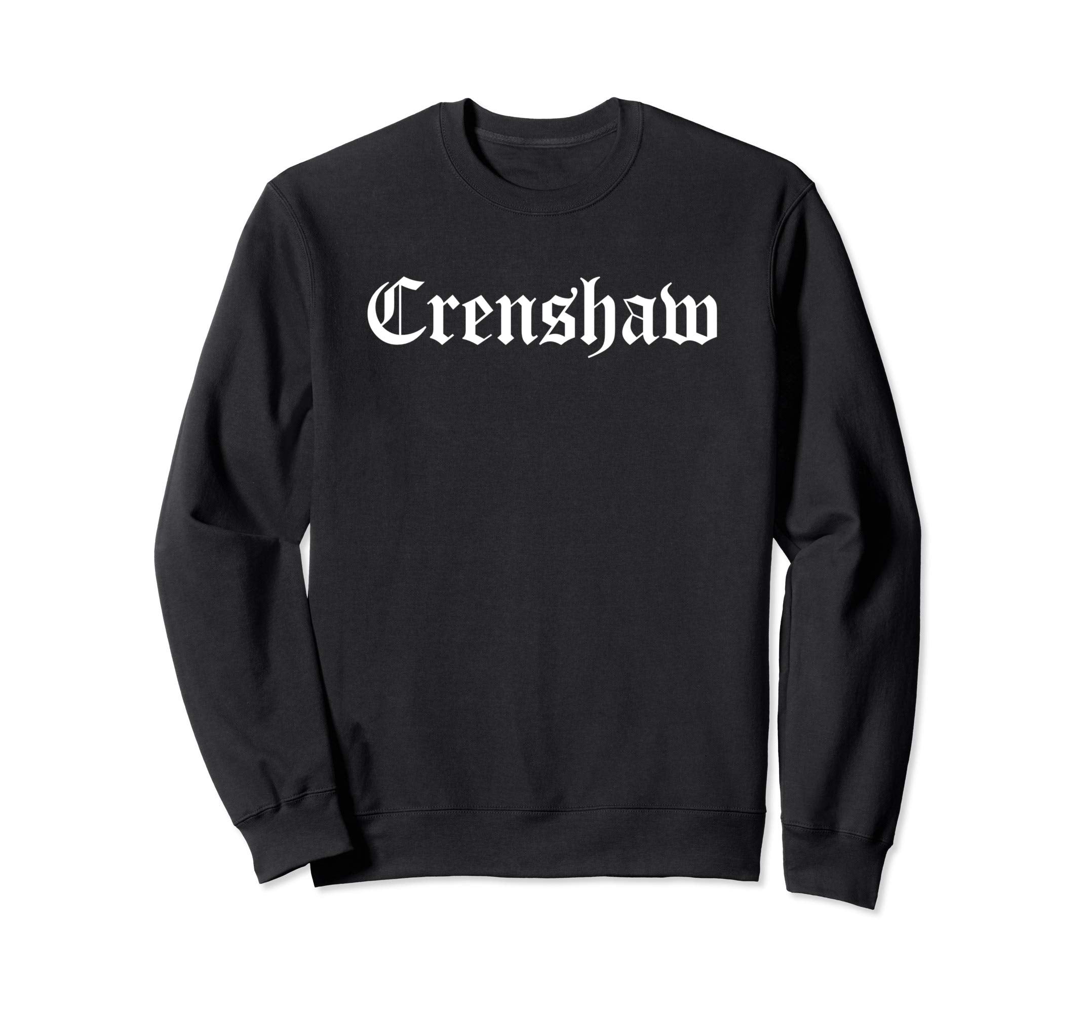 Crenshaw Los Angeles Old School Hip Hop Sweatshirt - Trendy Graphic Unisex - T-Shirt, Sweatshirt, Hoodie