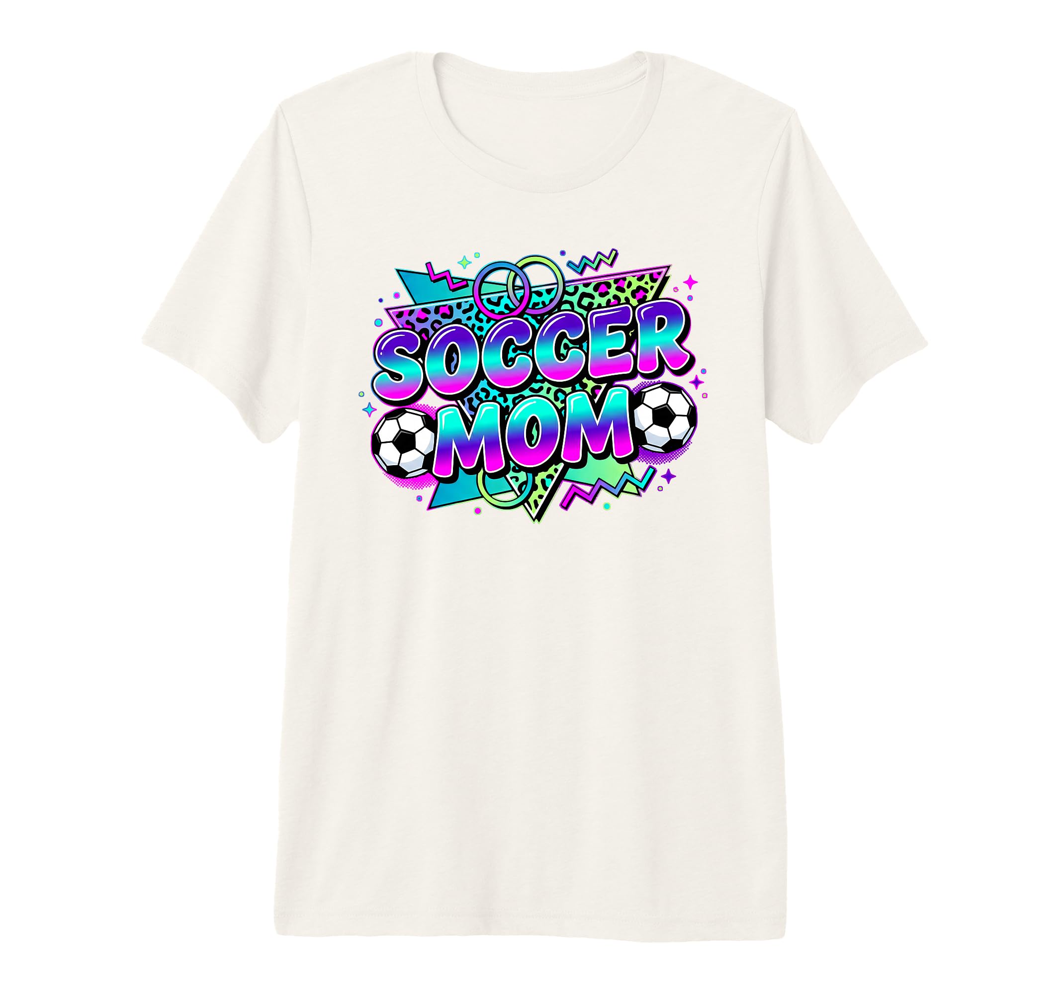 Soccer Mom Leopard Game Day Sideline T-Shirt - Trendy Graphic Men Women - T-Shirt, Sweatshirt, Hoodie