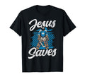 Ice Hockey Goalie Goalkeeper Jesus T-Shirt - Custom Art Print for Adults - T-Shirt, Sweatshirt, Hoodie