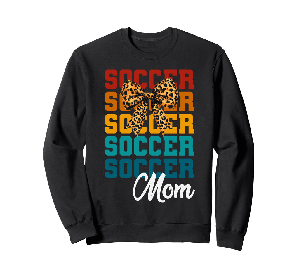 Coquette Bow Soccer Mom Soccer Lovers Sweatshirt - Streetwear Style Unisex - T-Shirt, Sweatshirt, Hoodie