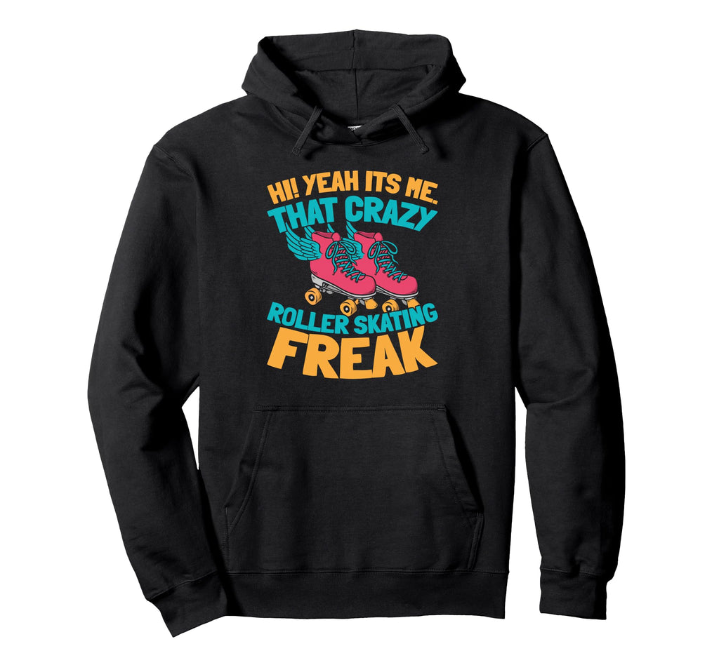 Skater Skates Roller Skating Hoodie - Aesthetic Graphic Men Women - T-Shirt, Sweatshirt, Hoodie