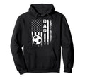 Soccer Dad American Flag Hoodie - Novelty Apparel for Adults - T-Shirt, Sweatshirt, Hoodie