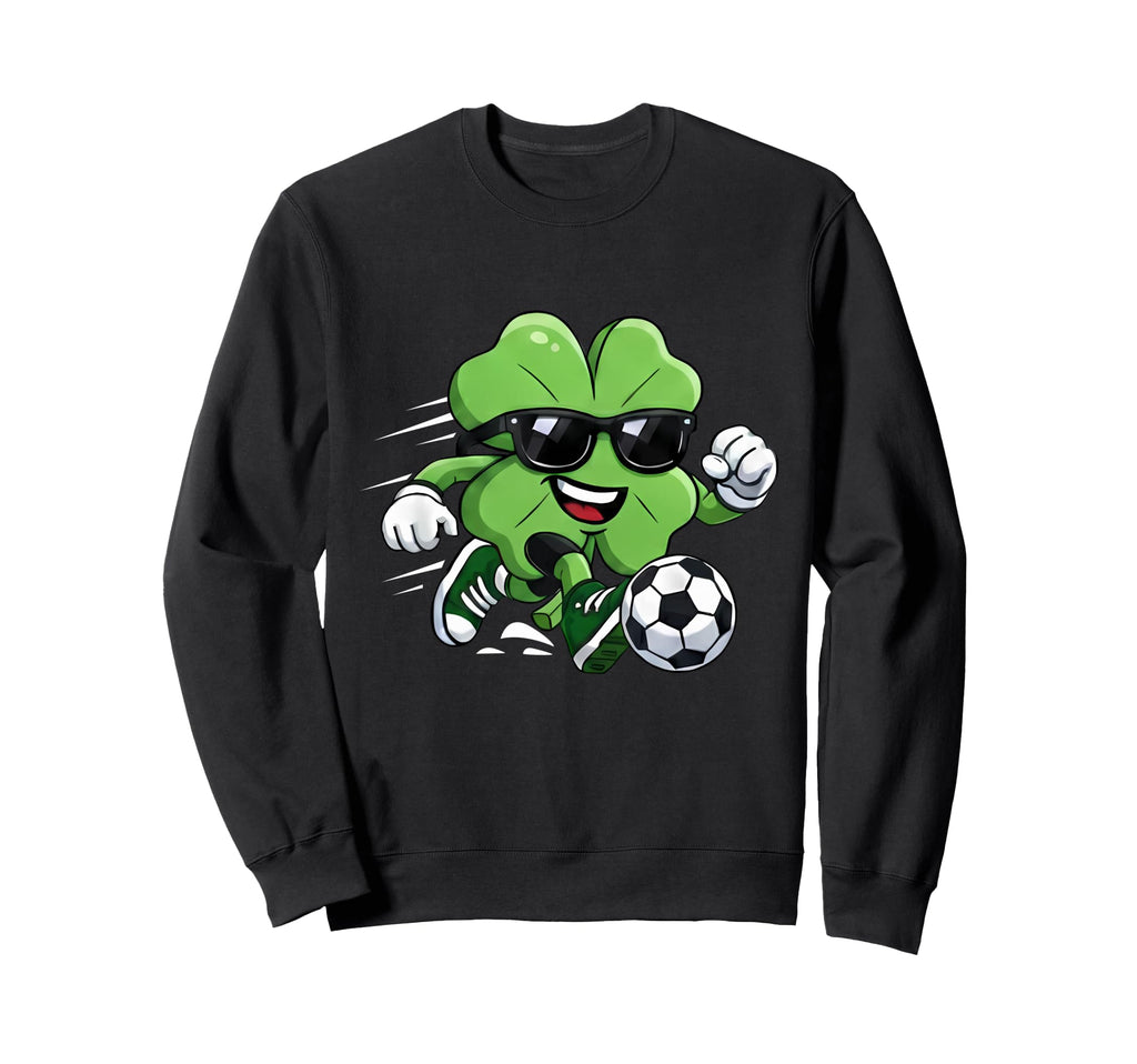 Patrick Soccer Shamrock Drip Sport Sweatshirt - Aesthetic Graphic Unisex - T-Shirt, Sweatshirt, Hoodie
