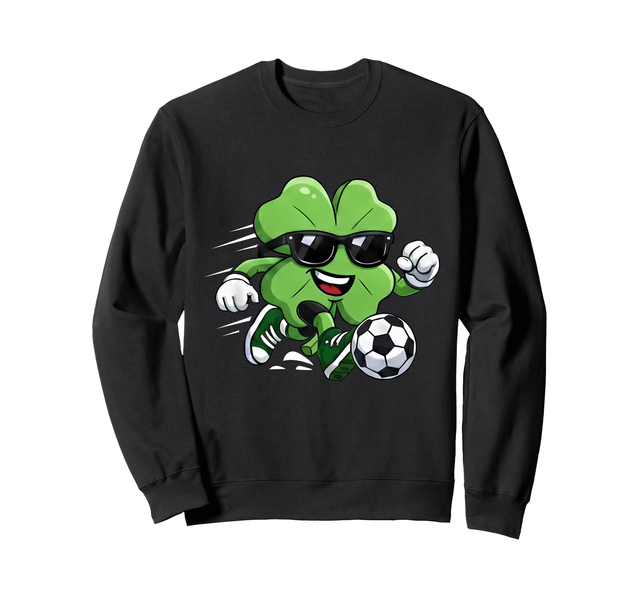 Patrick Soccer Shamrock Drip Sport Sweatshirt - Aesthetic Graphic Unisex - T-Shirt, Sweatshirt, Hoodie