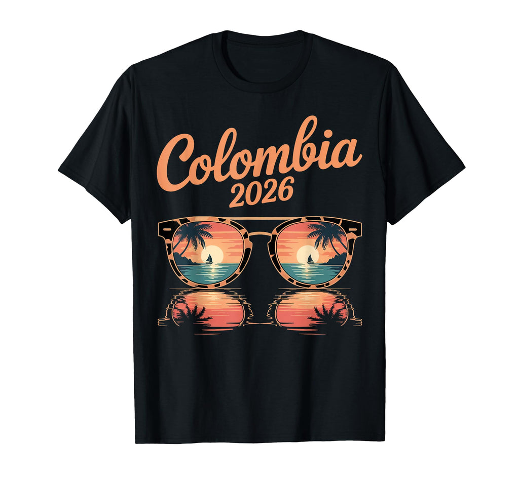 Colombia 2026 Family Vacation Friend T-Shirt - Novelty Apparel Unisex - T-Shirt, Sweatshirt, Hoodie