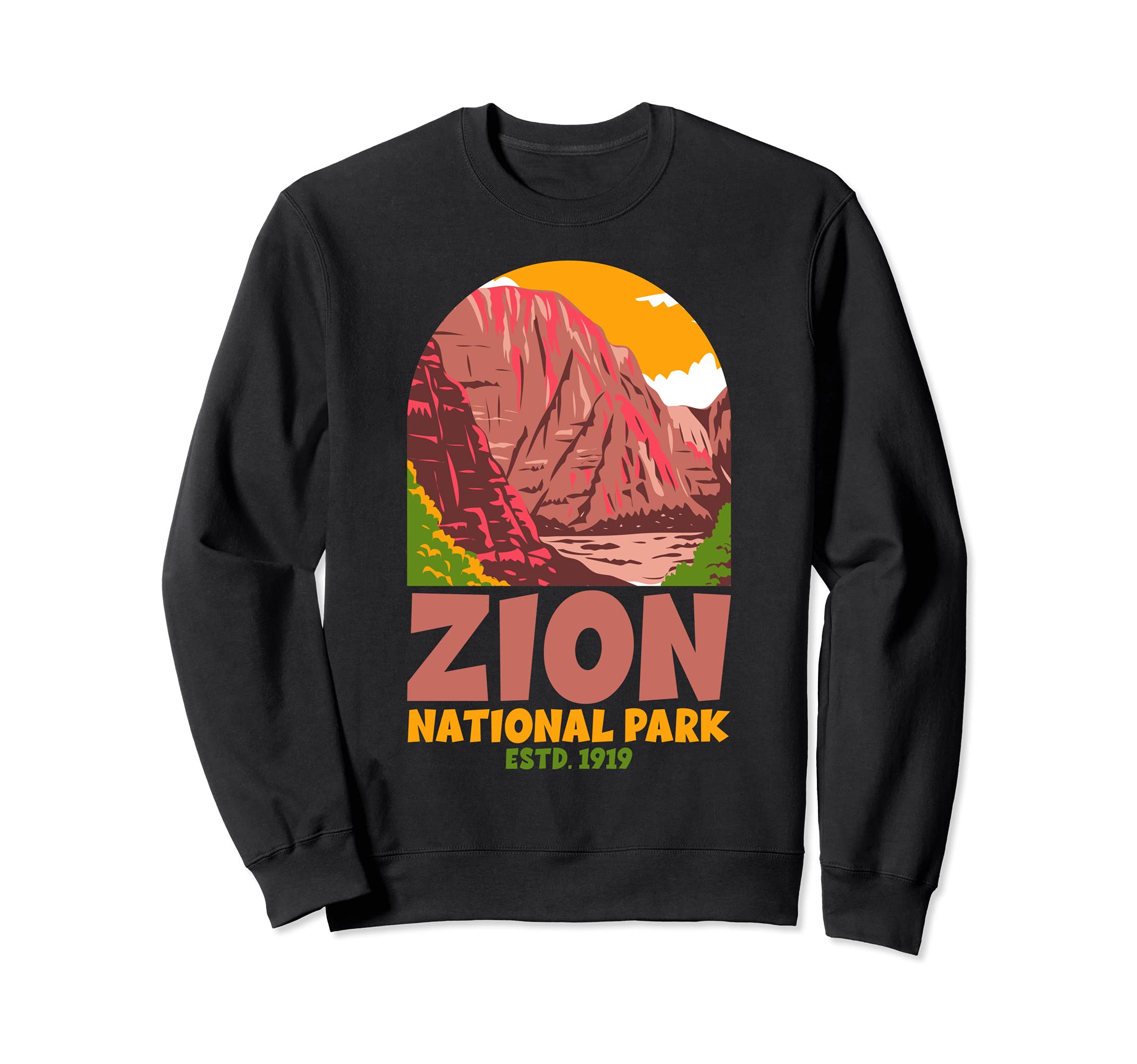 National Park Utah Zion National Sweatshirt - Aesthetic Graphic for Adults - T-Shirt, Sweatshirt, Hoodie