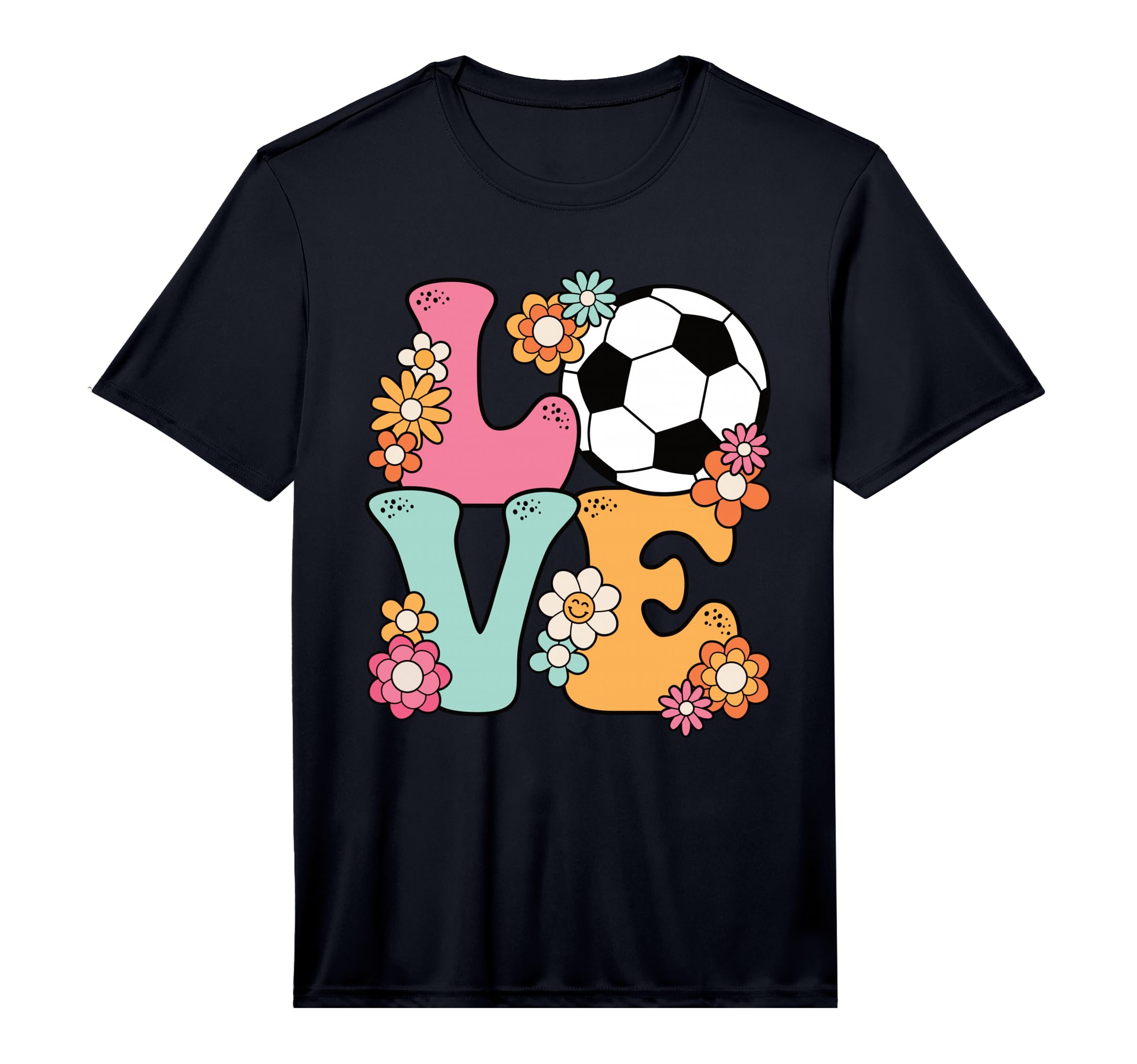 Groovy Soccer Love Soccer Lover T-Shirt - Streetwear Style for Adults - T-Shirt, Sweatshirt, Hoodie