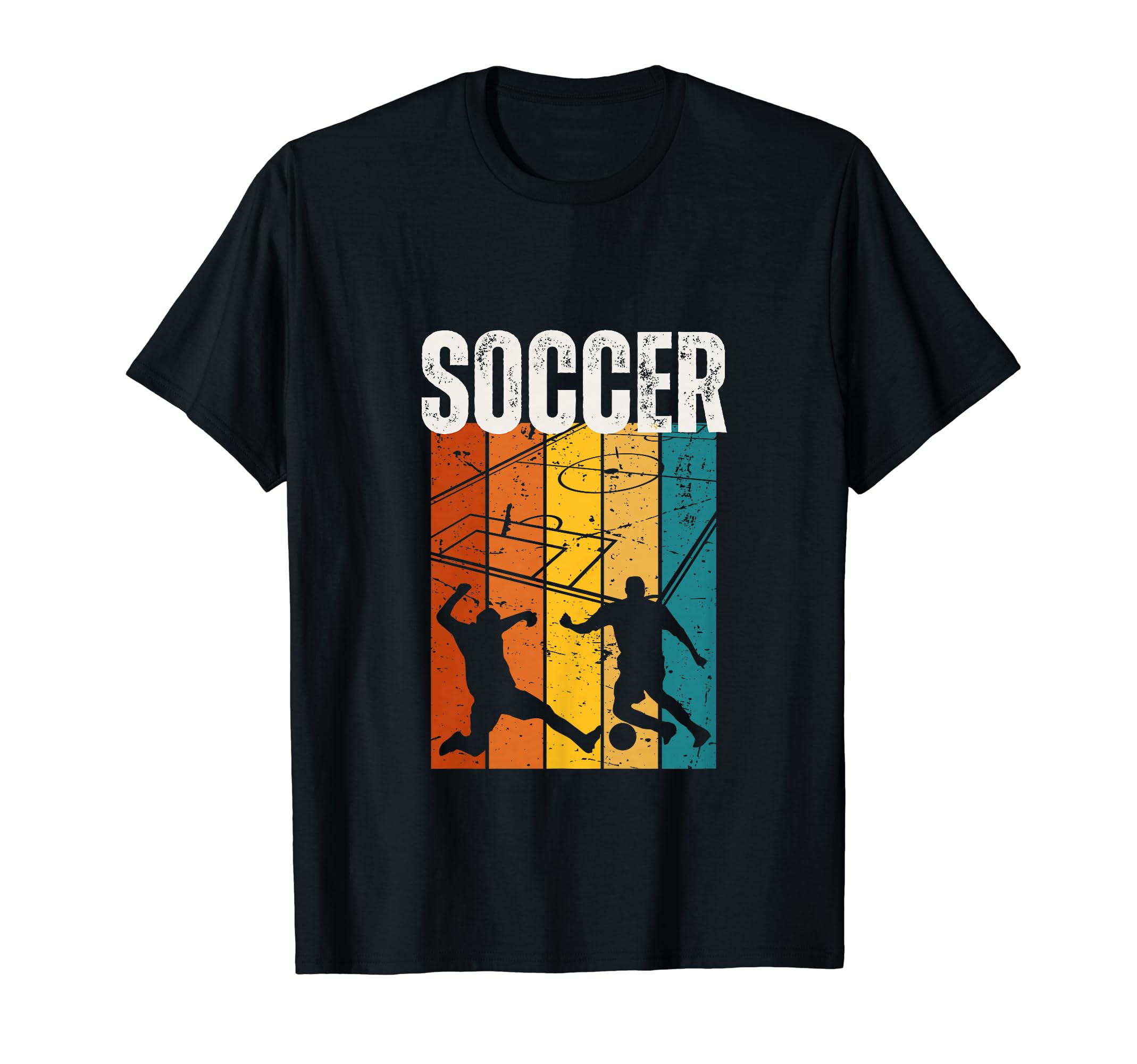 Soccer Player 70S Soccer T-Shirt - Custom Art Print Men Women - T-Shirt, Sweatshirt, Hoodie