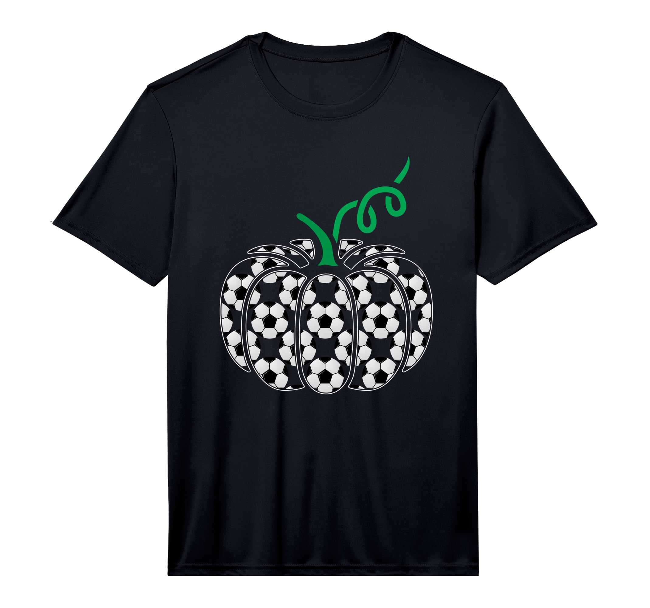 Pumpkin Soccer Ball Lazy Halloween Costume T-Shirt - Graphic Print Unisex - T-Shirt, Sweatshirt, Hoodie