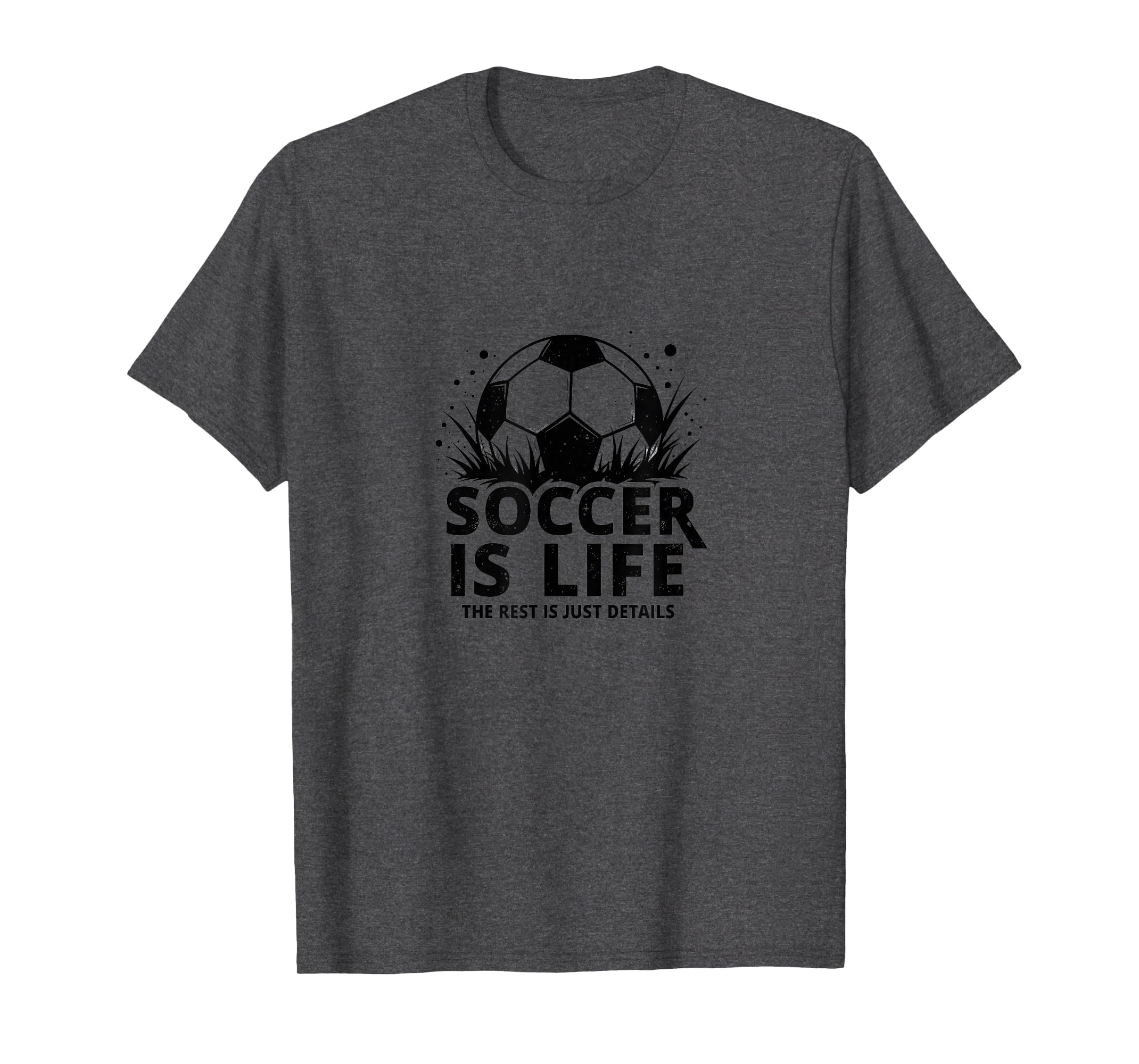 Soccer Coach Soccer Is Life Rest Is T-Shirt - Aesthetic Graphic Men Women - T-Shirt, Sweatshirt, Hoodie