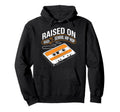 Raised Old School Hip Hop Cassette Hoodie - Custom Art Print for Adults - T-Shirt, Sweatshirt, Hoodie