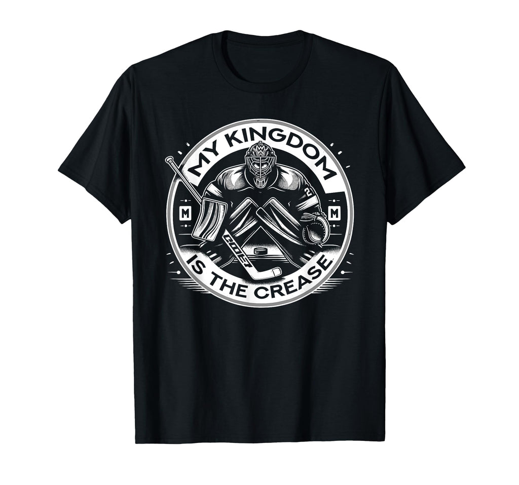 Ice Hockey Goalie Goaltender Keeper T-Shirt - Minimalist Print Men Women - T-Shirt, Sweatshirt, Hoodie