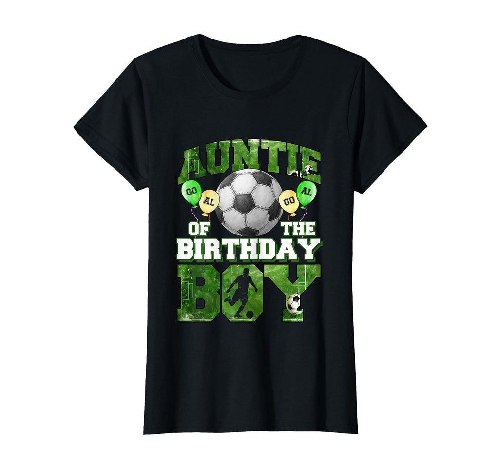 Soccer Auntie Birthday Party Soccer T-Shirt - Unique Graphic for Adults - T-Shirt, Sweatshirt, Hoodie