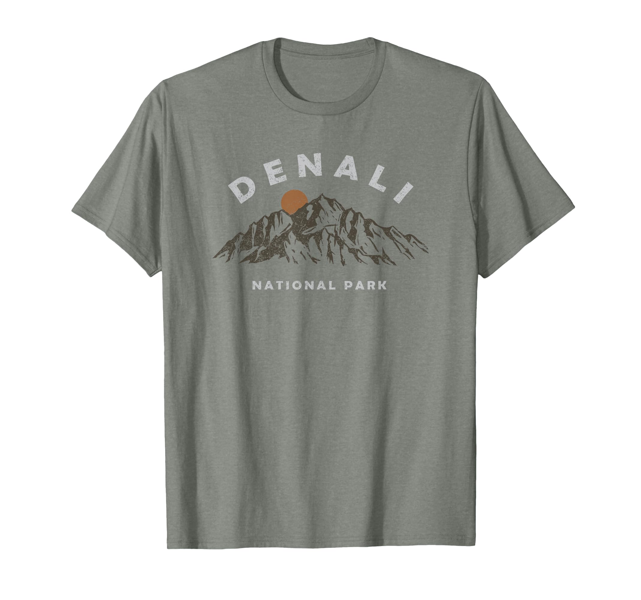 Denali National Park Mountains Hiking T-Shirt - Novelty Apparel for Adults - T-Shirt, Sweatshirt, Hoodie