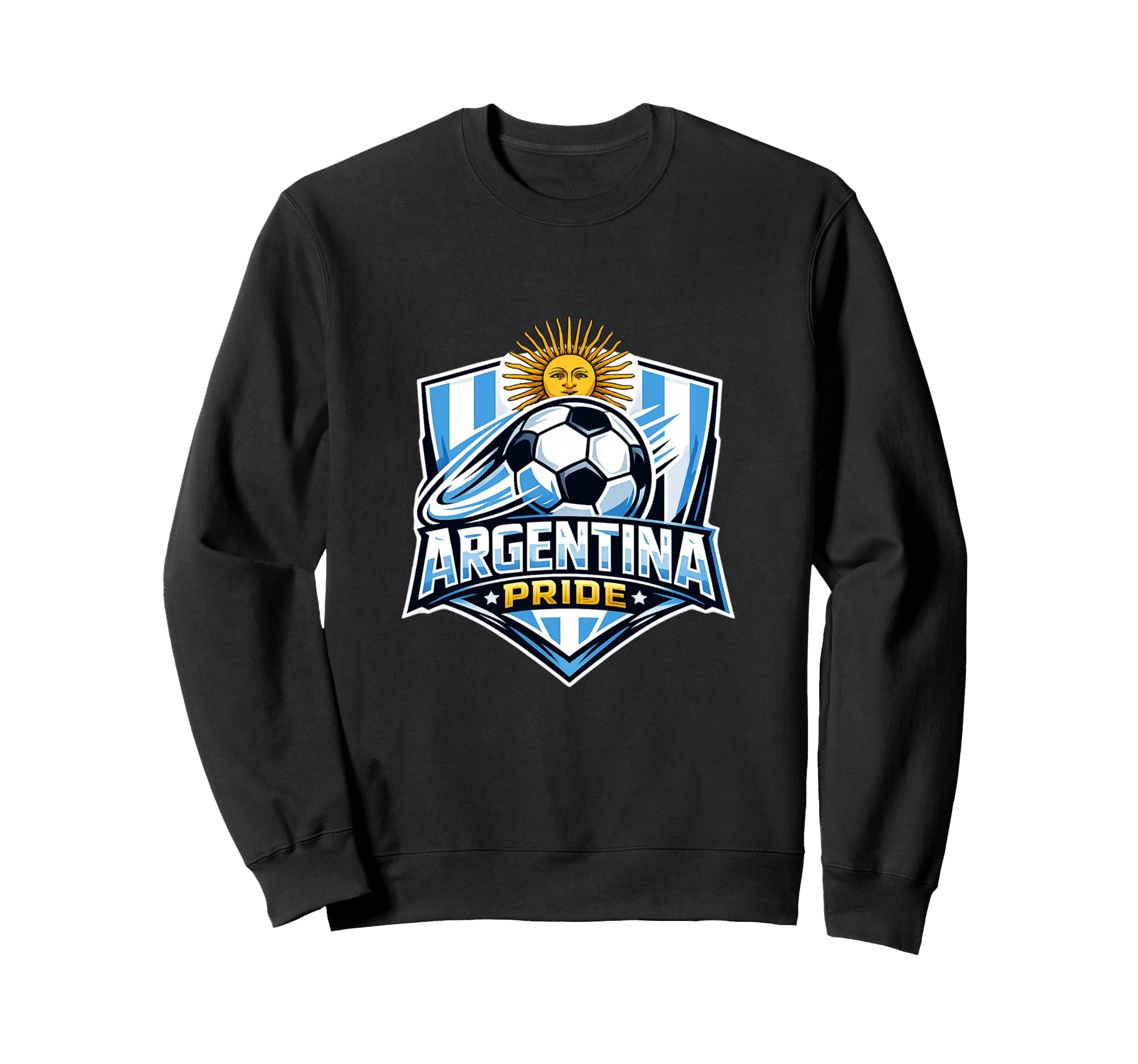 Argentina Pride Soccer Fan Minimal Sweatshirt - Trendy Graphic for Adults - T-Shirt, Sweatshirt, Hoodie