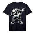 Soccer Ball Dabbing Funny Player T-Shirt - Minimalist Print Men Women - T-Shirt, Sweatshirt, Hoodie