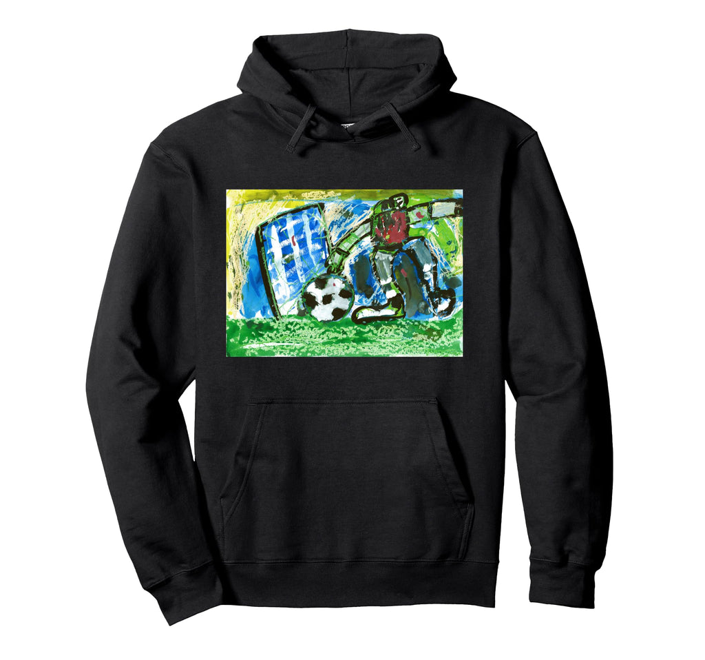 I Love Soccer Football Unique Funny Hoodie - Fun Novelty Design for Adults - T-Shirt, Sweatshirt, Hoodie