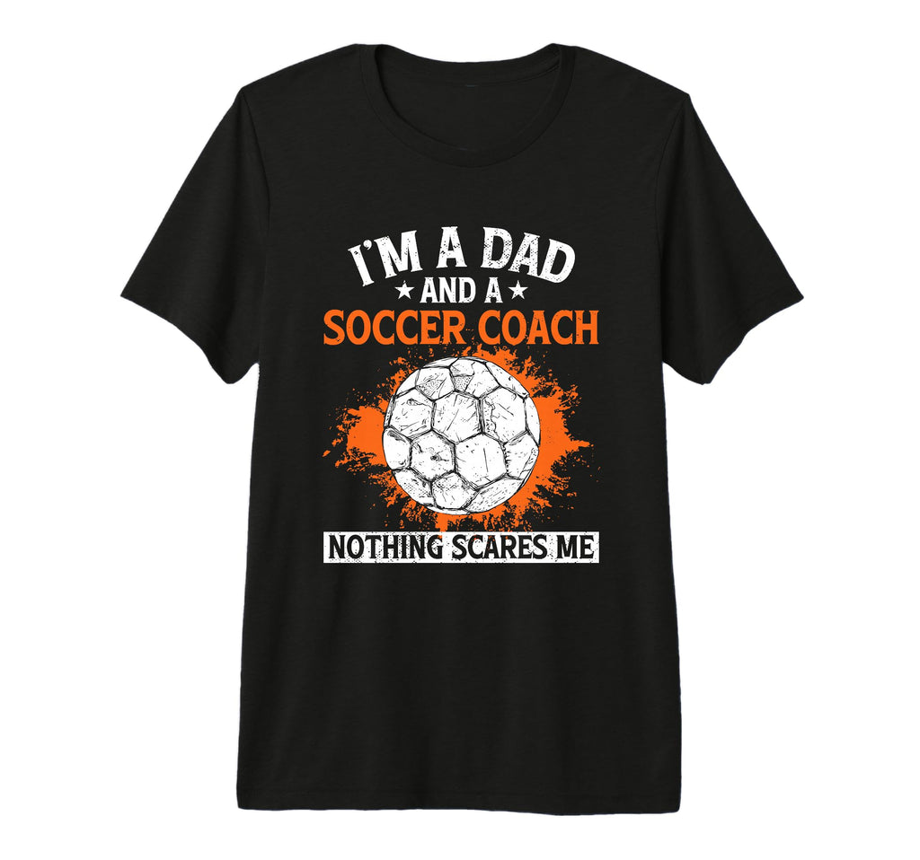 Coaching Soccer Dad Coach Soccer Coach Tri T-Shirt - Graphic Print Unisex - T-Shirt, Sweatshirt, Hoodie