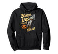 Soccer Halloween Spooky Goalkeeper Hoodie - Fun Novelty Design Men Women - T-Shirt, Sweatshirt, Hoodie