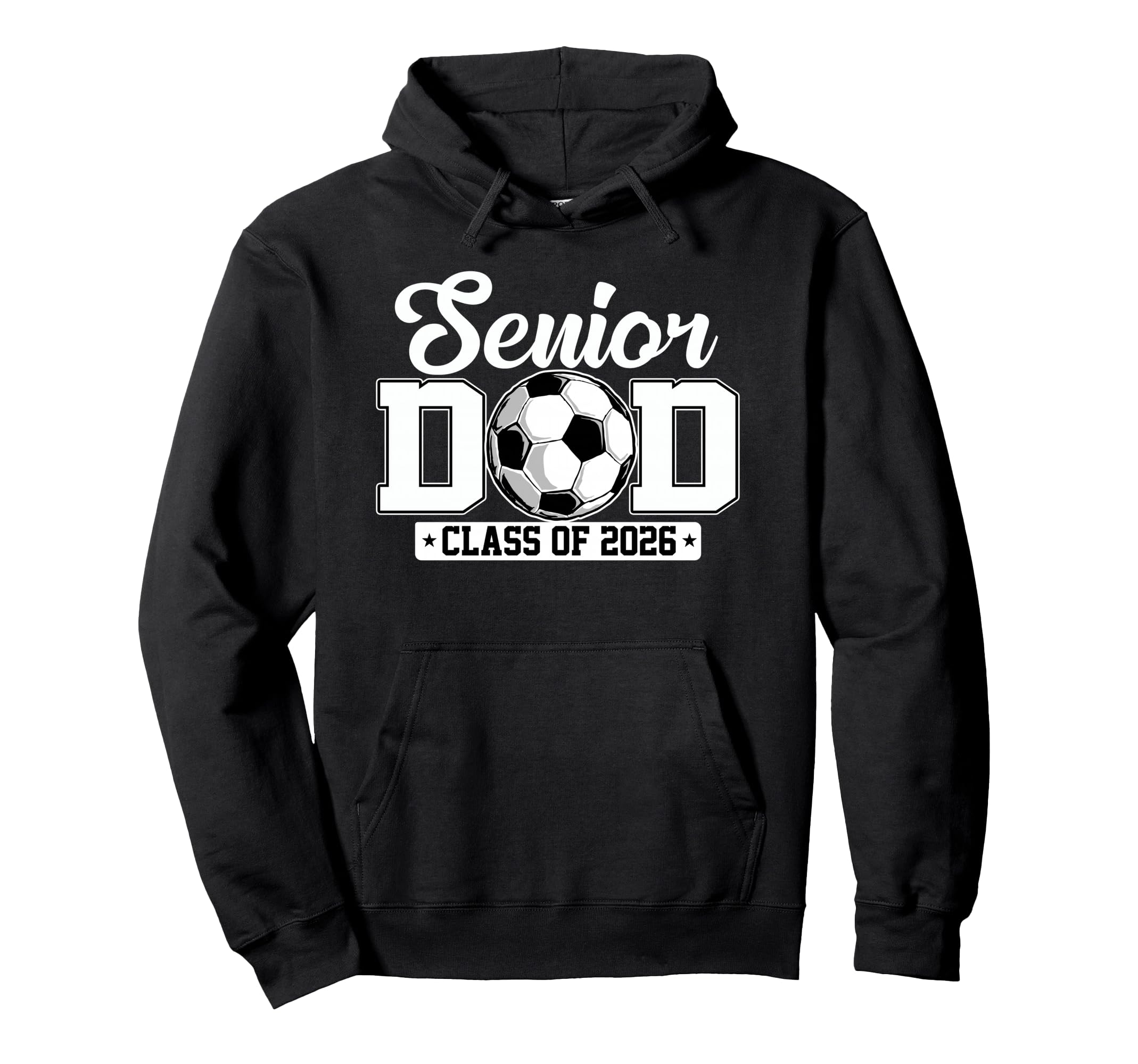 Senior Dad Class 2026 Soccer Lovers Hoodie - Minimalist Print Unisex - T-Shirt, Sweatshirt, Hoodie