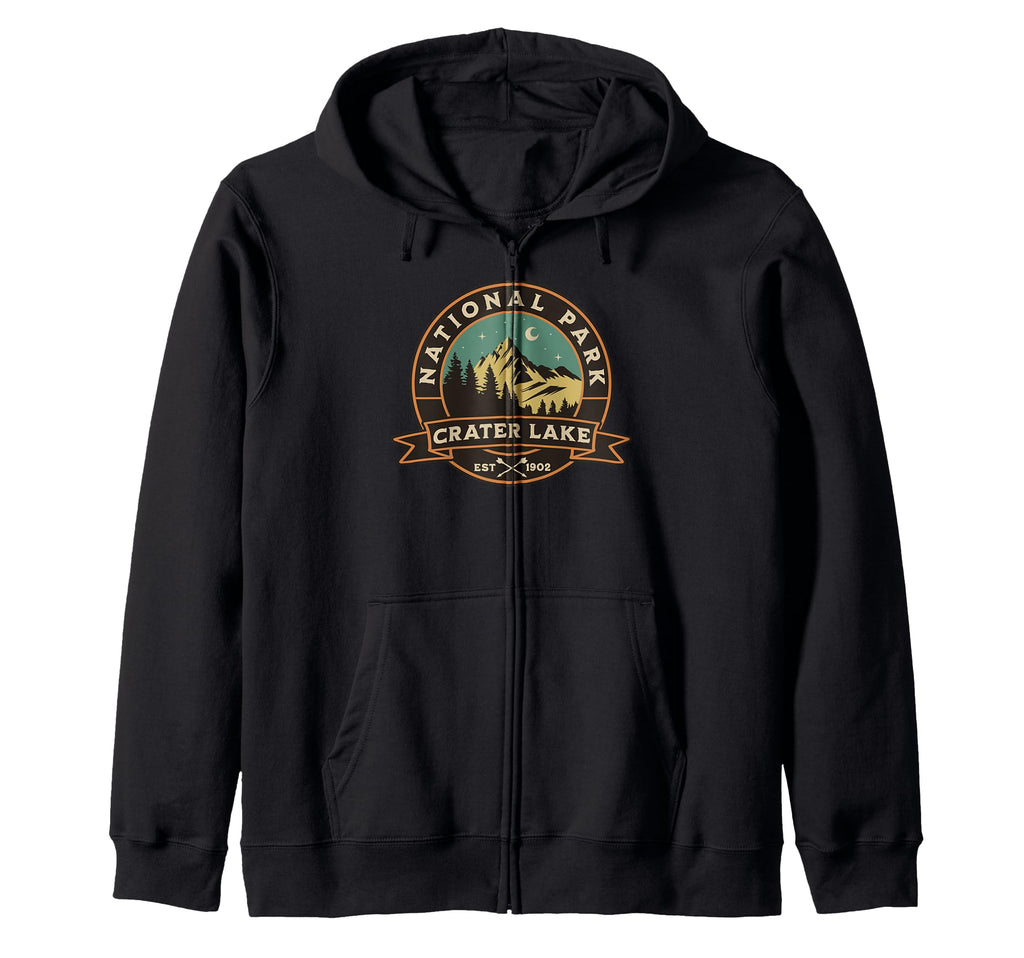 Crater Lake National Park Oregon Usa Hoodie - Custom Art Print Men Women - T-Shirt, Sweatshirt, Hoodie