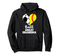 Ball Great Grandma Heart Funny Soccer Hoodie - Custom Art Print for Adults - T-Shirt, Sweatshirt, Hoodie