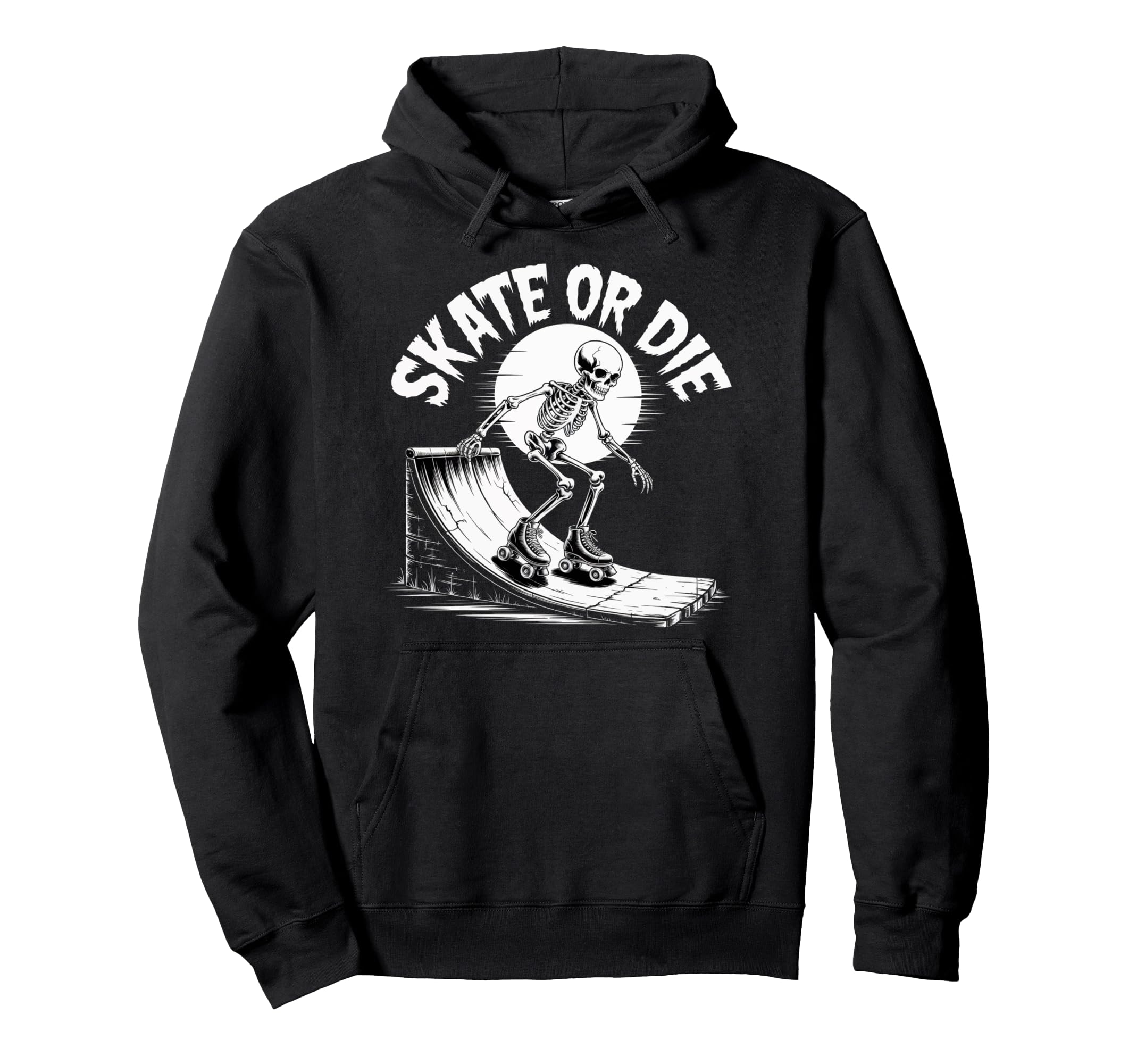Roller Skate Roller Skating Halloween Hoodie - Graphic Print Unisex - T-Shirt, Sweatshirt, Hoodie