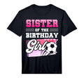 Mens Sister Birthday Soccer Players T-Shirt - Custom Art Print Unisex - T-Shirt, Sweatshirt, Hoodie