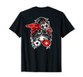 Messy Bun Hair Swiss Soccer T-Shirt - Casual Everyday Wear Unisex - T-Shirt, Sweatshirt, Hoodie