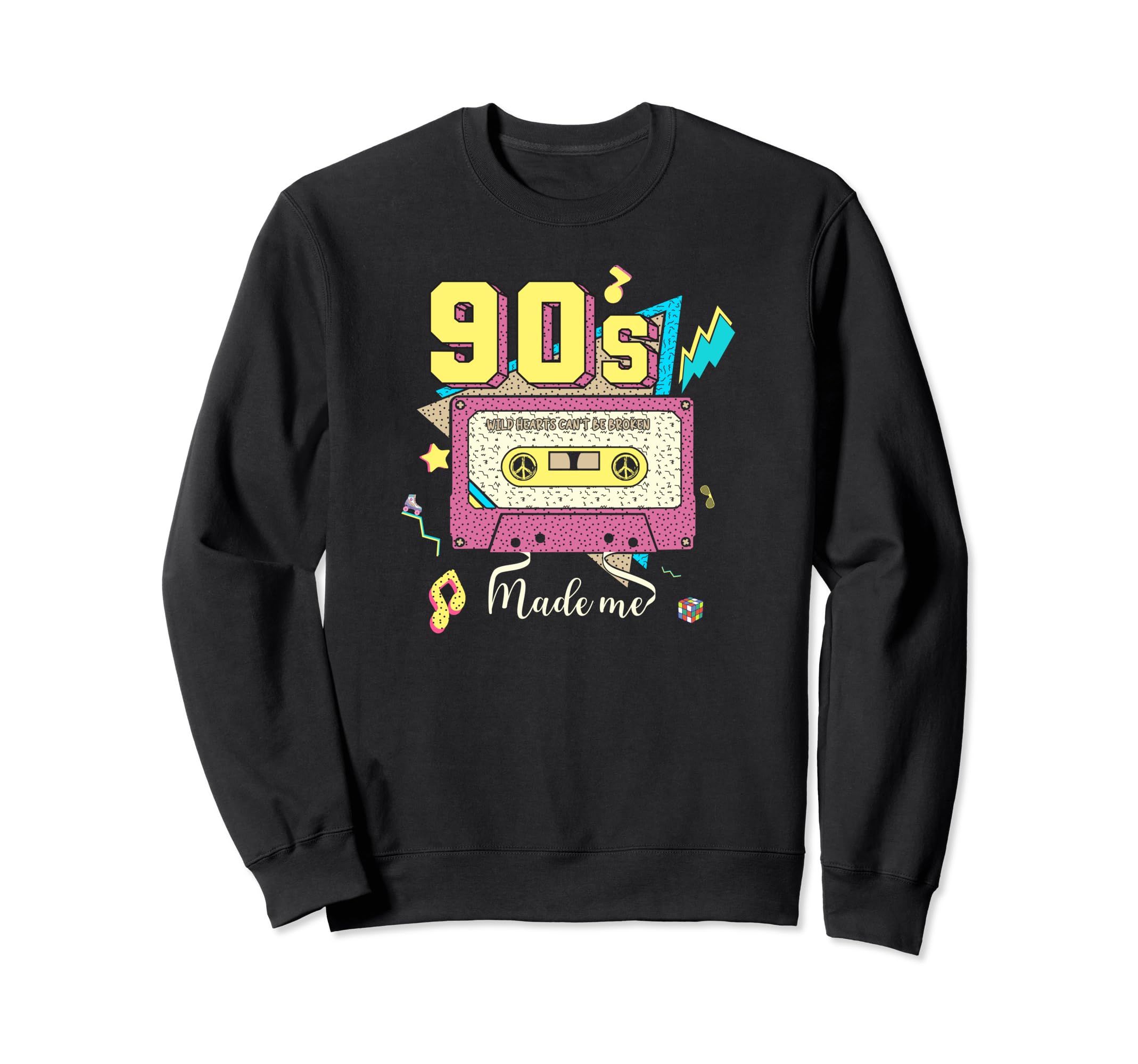 90S Made Me Groovy 90S Party Sweatshirt - Casual Everyday Wear Unisex - T-Shirt, Sweatshirt, Hoodie