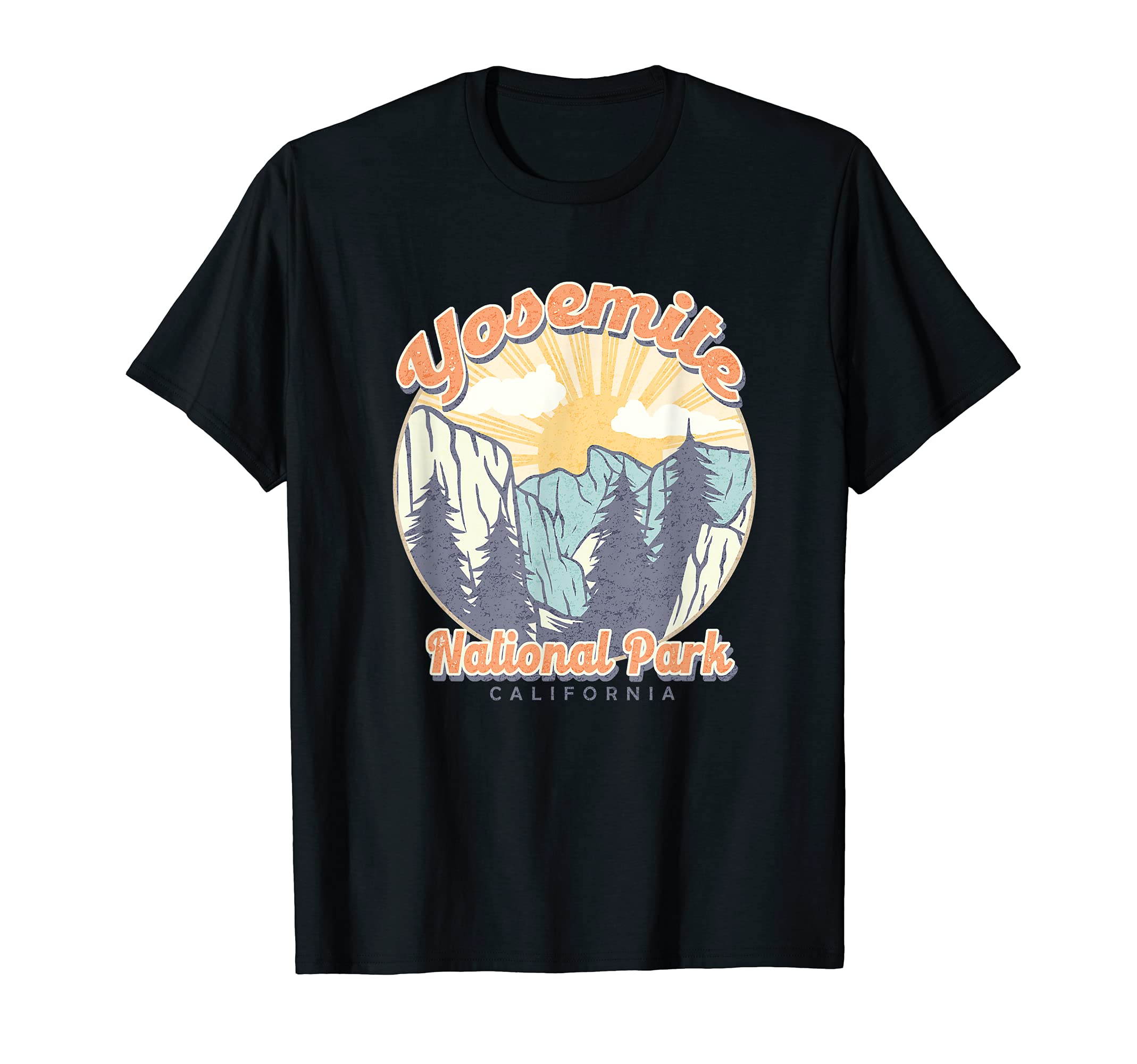 Yosemite National Park Distressed T-Shirt - Casual Everyday Wear Unisex - T-Shirt, Sweatshirt, Hoodie