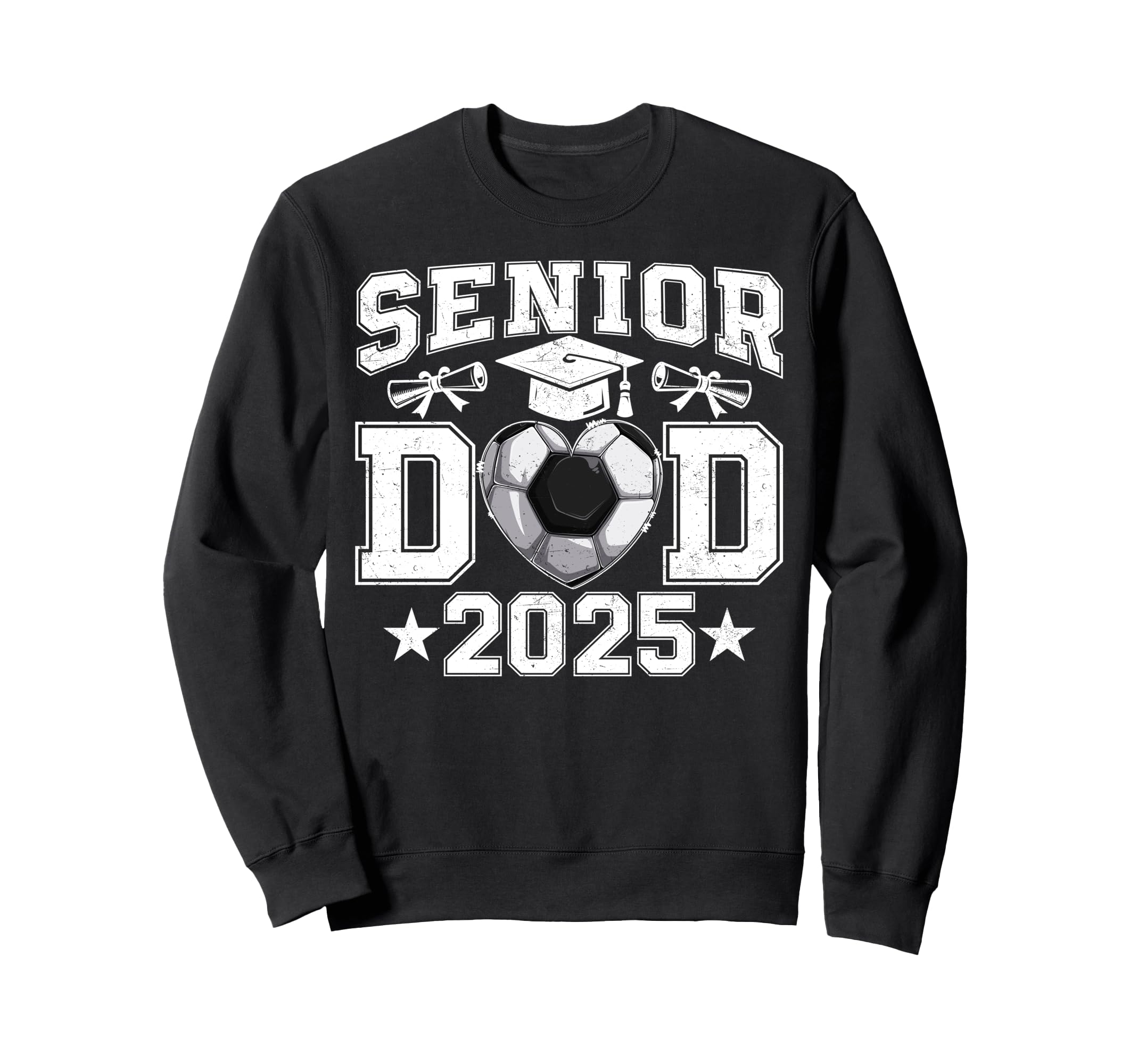 Senior Dad 2025 Soccer Class 2025 Sweatshirt - Unique Graphic for Adults - T-Shirt, Sweatshirt, Hoodie