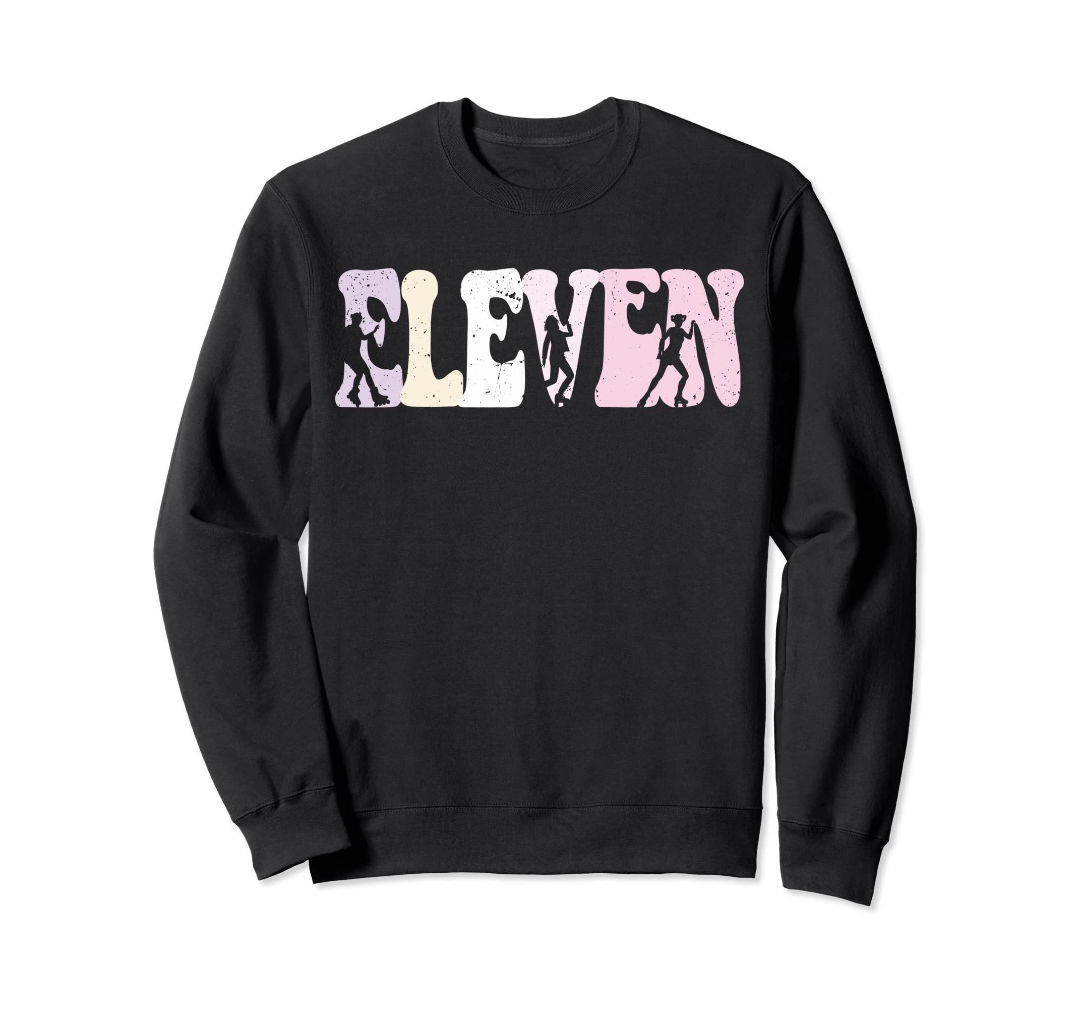 11 Year Old Roller Skating Sweatshirt - Minimalist Print for Adults - T-Shirt, Sweatshirt, Hoodie