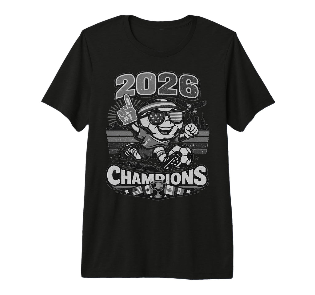 Soccer 2026 Champions Gift Club Fan T-Shirt - Unique Graphic for Adults - T-Shirt, Sweatshirt, Hoodie
