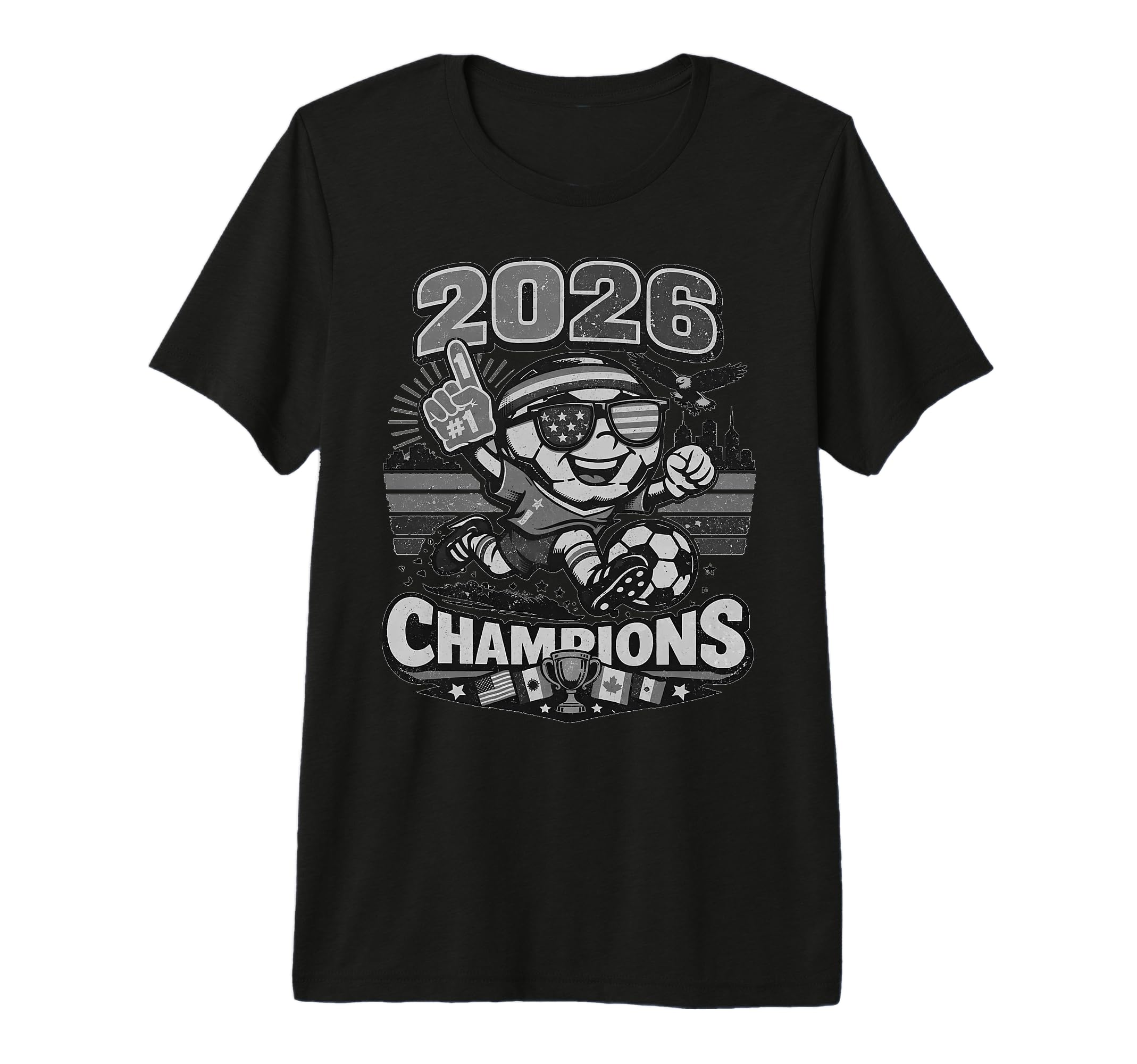 Soccer 2026 Champions Gift Club Fan T-Shirt - Unique Graphic for Adults - T-Shirt, Sweatshirt, Hoodie