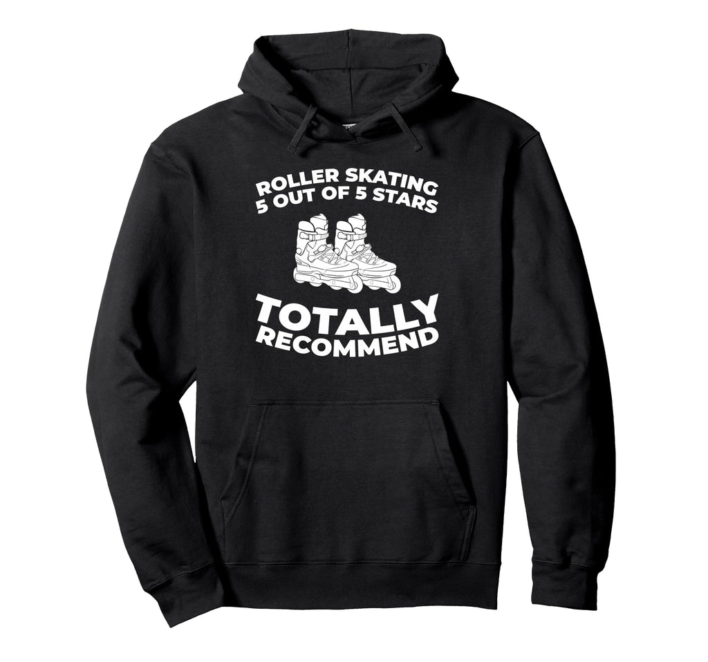 Skates Skater Roller Skating Hoodie - Graphic Print for Adults - T-Shirt, Sweatshirt, Hoodie