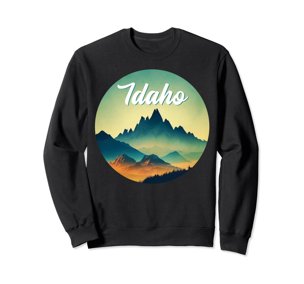 Idaho Mountains Hike National Park Sweatshirt - Trendy Graphic Unisex - T-Shirt, Sweatshirt, Hoodie