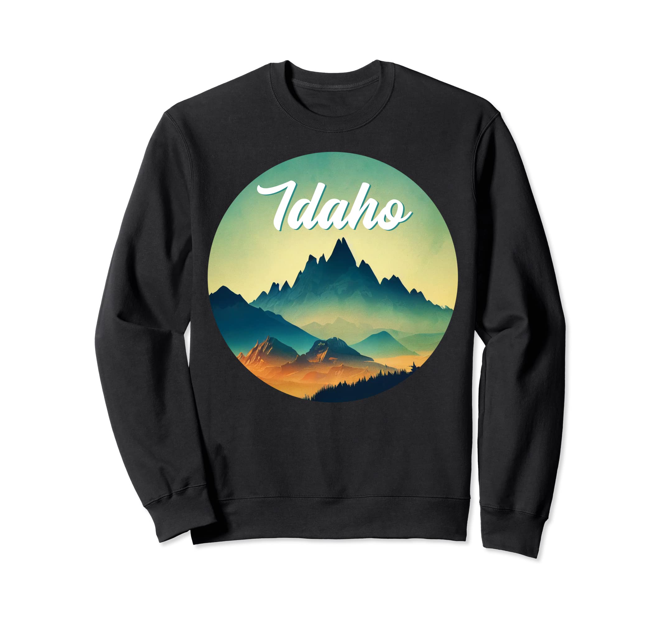 Idaho Mountains Hike National Park Sweatshirt - Trendy Graphic Unisex - T-Shirt, Sweatshirt, Hoodie