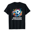 Soccer Collection Soccer Is Passion T-Shirt - Unique Graphic for Adults - T-Shirt, Sweatshirt, Hoodie