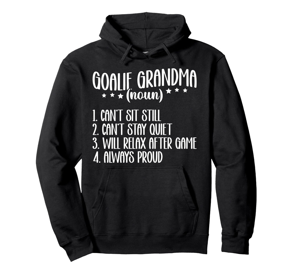 Hockey Goalie Grandma Definition Hockey Hoodie - Novelty Apparel Men Women - T-Shirt, Sweatshirt, Hoodie