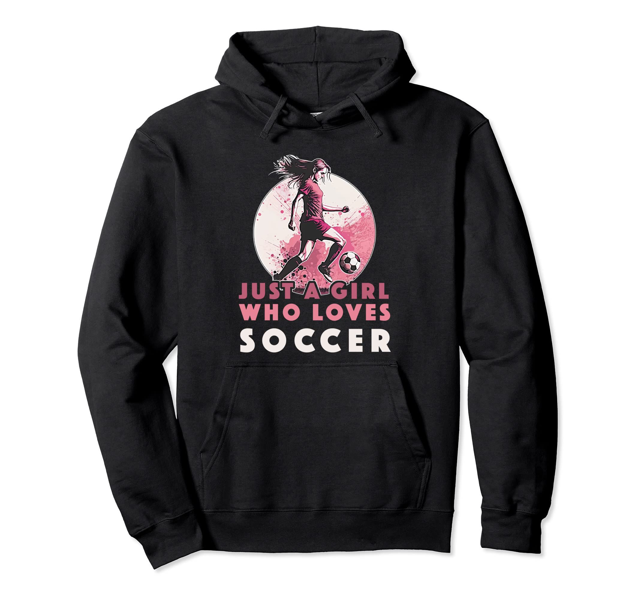 Just Who Loves Soccer Soccer Outfit Hoodie - Unique Graphic Unisex - T-Shirt, Sweatshirt, Hoodie