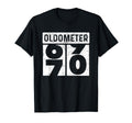 Oldometer Odometer Funny 70Th Birthday T-Shirt - Graphic Print for Adults - T-Shirt, Sweatshirt, Hoodie