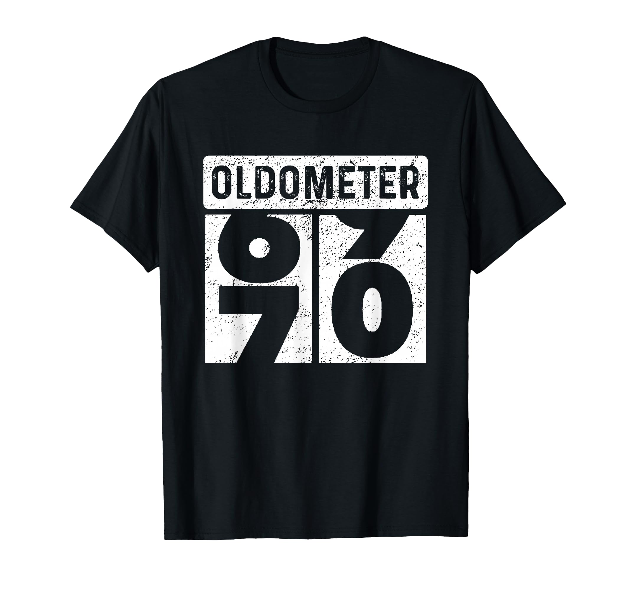 Oldometer Odometer Funny 70Th Birthday T-Shirt - Graphic Print for Adults - T-Shirt, Sweatshirt, Hoodie