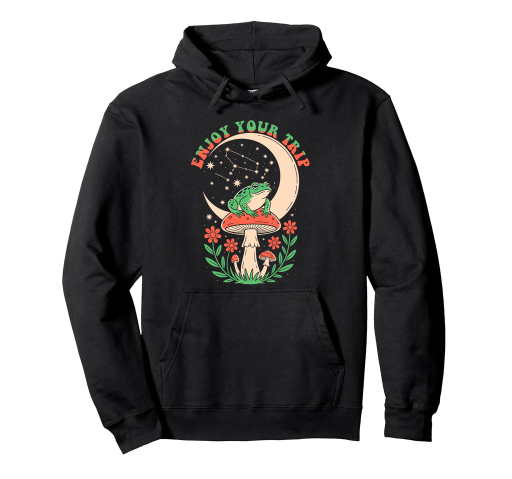 Enjoy Mushrooms Trip Psychedelic Hoodie - Custom Art Print for Adults - T-Shirt, Sweatshirt, Hoodie