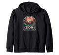 Zion National Park Utah Usa Outdoor Hoodie - Aesthetic Graphic for Adults - T-Shirt, Sweatshirt, Hoodie