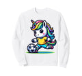 Footballer Unicorn Fans Soccer Team Sweatshirt - Streetwear Style Unisex - T-Shirt, Sweatshirt, Hoodie