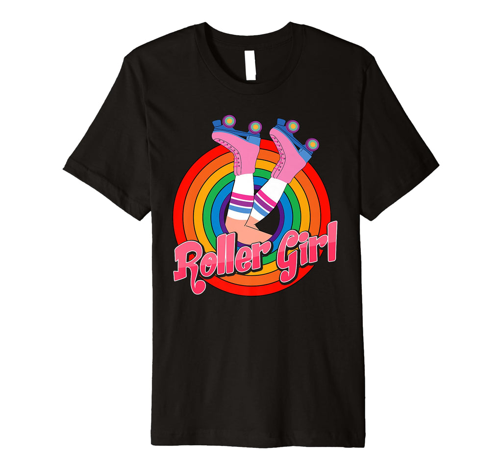 Roller Skater Skating 70S 80S Skates T-Shirt - Novelty Apparel Men Women - T-Shirt, Sweatshirt, Hoodie