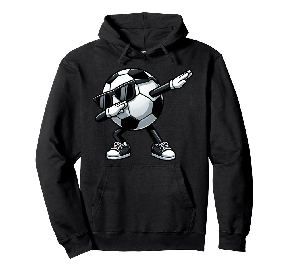 Dabbing Soccer Ball Soccer Sports Player Hoodie - Graphic Print Men Women - T-Shirt, Sweatshirt, Hoodie